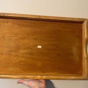 Wooden serving tray…made in the peoples republic of china